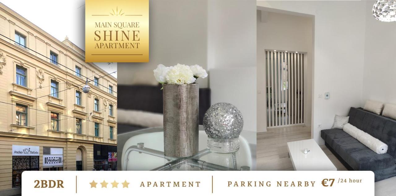 Luxurios And Historic Apartment "Shine" - Right On The Main Square Zágráb Kültér fotó
