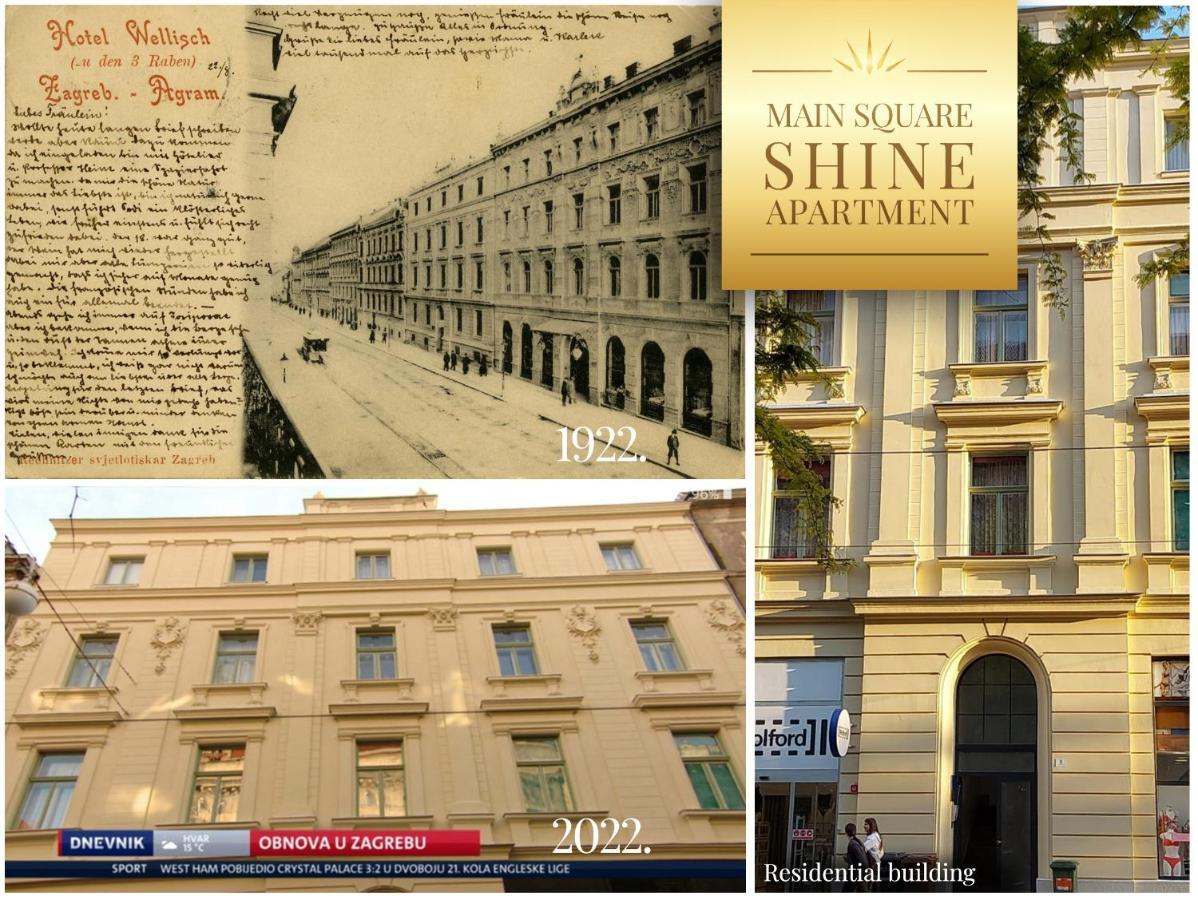 Luxurios And Historic Apartment "Shine" - Right On The Main Square Zágráb Kültér fotó